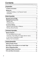 Preview for 4 page of Panasonic KX-TS700B User Manual