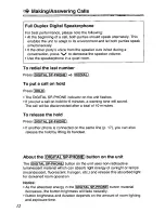 Preview for 12 page of Panasonic KX-TS700B User Manual