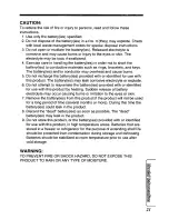 Preview for 21 page of Panasonic KX-TS700B User Manual