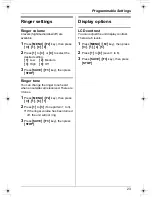 Preview for 23 page of Panasonic KX-TS730AZ Operating Instructions Manual