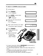 Preview for 15 page of Panasonic KX-TS85EXB Operating Instructions Manual