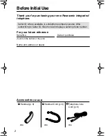 Preview for 2 page of Panasonic KX-TSC10FXW Operating Instructions Manual