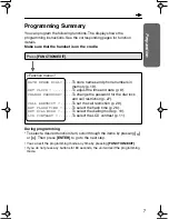 Preview for 7 page of Panasonic KX-TSC10FXW Operating Instructions Manual