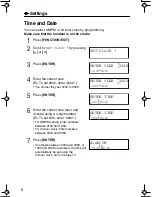 Preview for 8 page of Panasonic KX-TSC10FXW Operating Instructions Manual