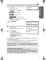 Preview for 9 page of Panasonic KX-TSC10FXW Operating Instructions Manual