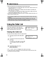 Preview for 14 page of Panasonic KX-TSC10FXW Operating Instructions Manual