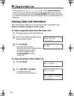 Preview for 18 page of Panasonic KX-TSC10FXW Operating Instructions Manual