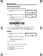 Preview for 22 page of Panasonic KX-TSC10FXW Operating Instructions Manual