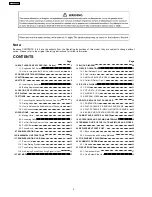 Preview for 2 page of Panasonic KX-TSC11AGW Service Manual