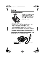 Preview for 6 page of Panasonic KX-TSC11HGW Operating Instructions Manual