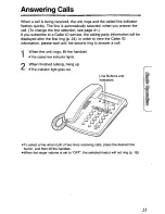 Preview for 21 page of Panasonic KX-TSC12W User Manual