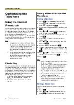 Preview for 36 page of Panasonic KX-UDT131 Operating Instructions Manual