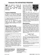 Preview for 84 page of Panasonic KXF1100 - FAX Operating Instructions Manual