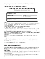 Preview for 2 page of Panasonic KXF1150 - MFD FAX PRINTER Operating Instructions Manual