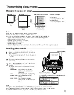 Preview for 21 page of Panasonic KXF1150 - MFD FAX PRINTER Operating Instructions Manual