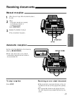 Preview for 23 page of Panasonic KXF1150 - MFD FAX PRINTER Operating Instructions Manual