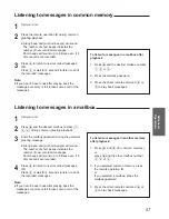 Preview for 57 page of Panasonic KXF1150 - MFD FAX PRINTER Operating Instructions Manual