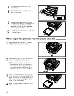 Preview for 72 page of Panasonic KXF1150 - MFD FAX PRINTER Operating Instructions Manual