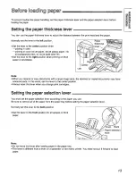 Preview for 13 page of Panasonic KXF1600 - MFD FAX PRINTER Operating Instructions Manual