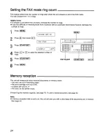 Preview for 24 page of Panasonic KXF1600 - MFD FAX PRINTER Operating Instructions Manual