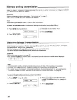 Preview for 36 page of Panasonic KXF1600 - MFD FAX PRINTER Operating Instructions Manual