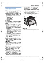 Preview for 3 page of Panasonic KXFLB881 - Network Multifunction Laser Printer Operating Instructions Manual