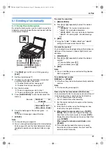 Preview for 37 page of Panasonic KXFLB881 - Network Multifunction Laser Printer Operating Instructions Manual