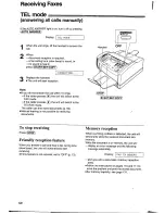 Preview for 58 page of Panasonic KXFLM600NZ Operating Instructions Manual