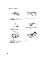 Preview for 4 page of Panasonic KXG5500 - GPS RECEIVER Operating Instructions Manual