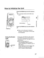 Preview for 26 page of Panasonic KXG5500 - GPS RECEIVER Operating Instructions Manual