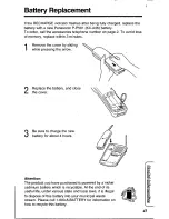 Preview for 45 page of Panasonic KXTC1501W User Manual