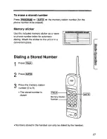 Preview for 17 page of Panasonic KXTC910B - CORDLESS 900 ANALOG User Manual