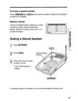 Preview for 19 page of Panasonic KXTC910B - CORDLESS 900 ANALOG User Manual