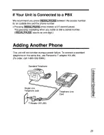 Preview for 23 page of Panasonic KXTC910B - CORDLESS 900 ANALOG User Manual