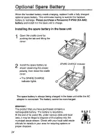 Preview for 24 page of Panasonic KXTC910B - CORDLESS 900 ANALOG User Manual