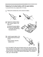 Preview for 25 page of Panasonic KXTC910B - CORDLESS 900 ANALOG User Manual