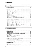 Preview for 4 page of Panasonic KXTCM947B - CORDLESS 900 ANALOG User Manual