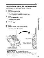 Preview for 41 page of Panasonic KXTCM947B - CORDLESS 900 ANALOG User Manual