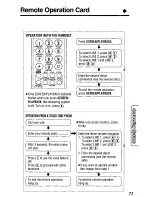 Preview for 71 page of Panasonic KXTCM947B - CORDLESS 900 ANALOG User Manual