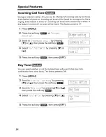 Preview for 58 page of Panasonic KXTG5210 - 5.8 GHZ EXP.CRDLESS PHONE SYS Quick Setup Manual