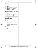 Preview for 46 page of Panasonic KXTG6582 - PHONE SYSTEM Operating Instructions Manual