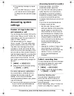 Preview for 55 page of Panasonic KXTG6582 - PHONE SYSTEM Operating Instructions Manual