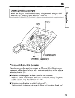 Preview for 19 page of Panasonic KXTMC97B - PHONE/ANSWER MACHINE User Manual