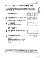 Preview for 21 page of Panasonic KXTMC97B - PHONE/ANSWER MACHINE User Manual