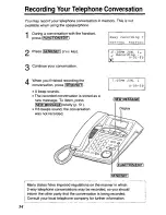 Preview for 54 page of Panasonic KXTMC97B - PHONE/ANSWER MACHINE User Manual