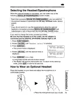 Preview for 71 page of Panasonic KXTMC97B - PHONE/ANSWER MACHINE User Manual