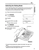 Preview for 11 page of Panasonic KXTS27W - PHONE-2 L User Manual