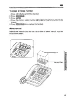 Preview for 19 page of Panasonic KXTS27W - PHONE-2 L User Manual