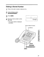 Preview for 21 page of Panasonic KXTS27W - PHONE-2 L User Manual