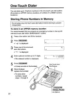 Preview for 22 page of Panasonic KXTS27W - PHONE-2 L User Manual